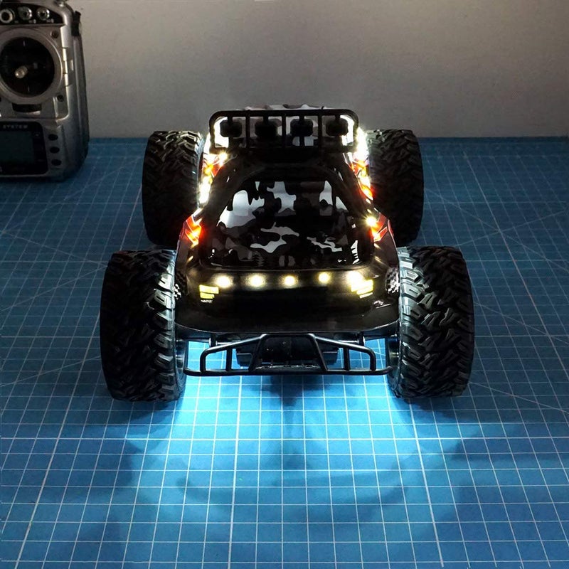 elechawk LED Light Strip for RC Fixed Wing Airplane Flying Wing Plane AR Wing Drone Model Car Truck (White) - Image 2